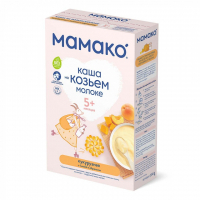 Дитяча каша MAMAKO кукурудзяна з гарбузом і абрикосом на козячому молоці 200 г (4607088795840)
