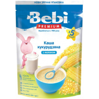 Дитяча каша Bebi Premium Premium молочна каша Кукурудзяна +5 міс. 200 г (3838471028745)
