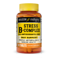 Вітамінно-мінеральний комплекс Mason Natural B-комплекс від стресу з антиоксидантами та цинком, Stress B- (MAV07455)