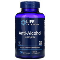 Вітамінно-мінеральний комплекс Life Extension Антиалкогольний комплекс, Anti-Alcohol Complex, 60 капсул (LEX22400)