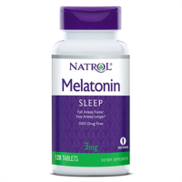 Амінокислота Natrol Мелатонін, Melatonin 3 мг, 120 пігулок (NTL00511)