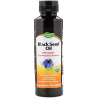 Трави Nature's Way Органічна олія насіння чорного кмину, Black Seed Oil235 мл (NWY-12322)