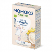 Дитяча каша MAMAKO Organic Рисова з бананом на козячому молоці 200 г (8437022039237)