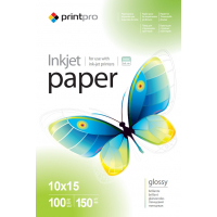 Фотопапір PrintPro 10x15 150г glossy, 100sh, OEM (PGE1501004R_OEM)