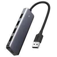 Концентратор Ugreen 4-port 0.15m USB 3.0 Active Metal Plated Shell Ultra Slim CM (50985)