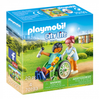 Конструктор Playmobil Пацієнт в інвалідному візку (6336525)