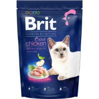 Сухий корм для кішок Brit Premium by Nature Cat Adult Chicken 300 г (8595602552962)