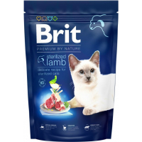 Сухий корм для кішок Brit Premium by Nature Cat Sterilized Lamb 300 г (8595602553006)