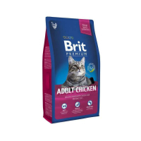 Сухий корм для кішок Brit Premium Cat Adult Chicken 1.5 кг (8595602513086)