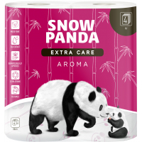 Туалетний папір Сніжна Панда Extra Care Aroma 4 шари 4 рулони (4820183970640)