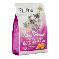 Сухий корм для кішок Profine Cat Derma з лососем і рисом 2 кг (8595602517763)