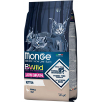 Сухий корм для кішок Monge Cat Bwild Low Grain kitten з м'ясом гуски 1.5 кг (8009470012041)