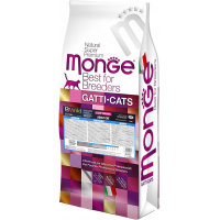 Сухий корм для кішок Monge Cat Bwild Low Grain з анчоусом 10 кг (8009470004930)