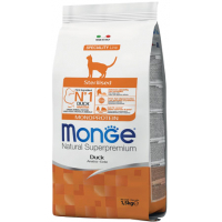Сухий корм для кішок Monge Cat Sterilised з качкою 1.5 кг (8009470011952)