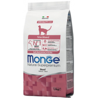 Сухий корм для кішок Monge Cat Sterilised з яловичиною 1.5 кг (8009470005524)