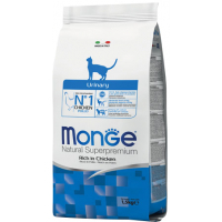 Сухий корм для кішок Monge Cat Urinary зі смаком лосося і рису 1.5 кг (8009470011914)