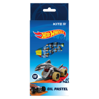 Пастель Kite Hot Wheels масляна, 12 кольорів (HW21-071)