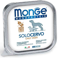 Консерви для собак Monge Dog Solo 100% оленина 150 г (8009470014175)