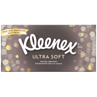Серветки косметичні Kleenex Ultra Soft 3 шари в коробці 72 шт. (5029053565743)