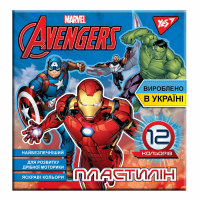 Пластилін Yes Marvel 12 кол, 240 г (540562)