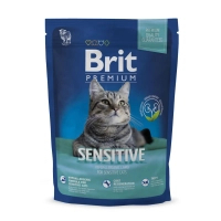 Сухий корм для кішок Brit Premium Cat Adult Sensitive 1.5 кг (8595602513208)