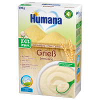 Дитяча каша Humana Plain Cereal Semolina пшенична 200 г (4031244775528)