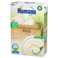 Дитяча каша Humana Getreibrei Griess Organic Рисова органічна 200 г (4031244775665)