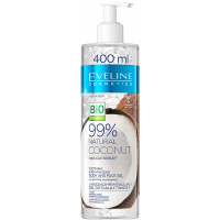 Гель для обличчя Eveline Cosmetics 99% Natural Coconut 400 мл (5903416031840)
