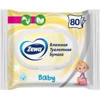 Туалетний папір Zewa Baby 80 шт. (7322541394275)