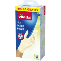 Рукавички господарські Vileda Glove Multi розмір S/M 100 шт. (4023103197978)