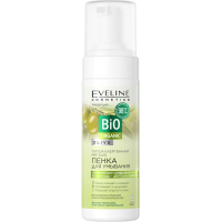 Пінка для вмивання Eveline Cosmetics Bio Organic Olive Cleansing Foam Гіпоалергенна м'яка 150 мл (5901761987171)