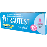 Тест на вагітність Frautest Comfort касета з ковпачком (4260476160028)