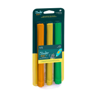 Стрижень для 3D-ручки 3Doodler набір Мікс (75 шт: помаранчевий, жовтий, зелений) (3DS-ECO-MIX2-75)