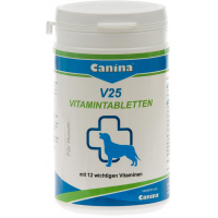 Вітаміни для собак Canina Полівітамінний комплекс V25 60 таблеток (4027565110117)