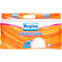 Туалетний папір Regina Impressions Orange 18 м 150 відривів 3 шари 8 рулонів (8004260487979)