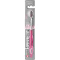 Зубна щітка BioMed Silver Medium рожева (7640168931476)