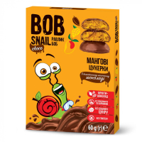 Цукерка Bob Snail манго в молочному шоколаді 60 г (4820219341352)