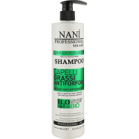 Шампунь Nani Professional Milano Antidandruff для схильного до жирності й лупи волосся 500 мл (8034055534106)