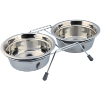 Посуд для собак Trixie не ковзаюча підставка з мисками 950 мл/16 см (4011905252322)