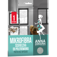 Серветки для прибирання Anna Zaradna з мікрофібри для полірування 1 шт. (5903936017652)
