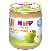 Дитяче пюре HiPP Organic Перше дитяче яблуко, 125 г (9062300134176)