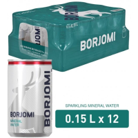 Мінеральна вода Borjomi 0.15 газ ж/б