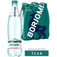 Мінеральна вода Borjomi 1.0 газ пет