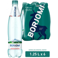 Мінеральна вода Borjomi 1.25 газ пет