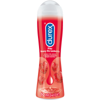 Інтимний гель-змазка Durex Play Saucy Strawberry зі смаком та ароматом полуниці 50 мл (5011417567661)