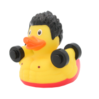 Іграшка для ванної LiLaLu Качка Бодібілдер (L2098)
