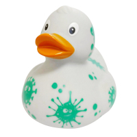 Іграшка для ванної LiLaLu Качка Вірус (L1308)