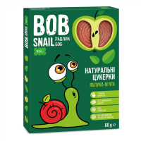 Цукерка Bob Snail Равлик Боб Яблучні з м'ятою 60 г (4820162520163)