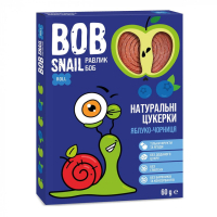 Цукерка Bob Snail Равлик Боб Яблуко-Чорниця 60 г (4820162520392)