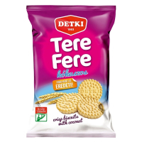 Дитяче печиво Detki Tere-fere зі смаком кокосу, 180 г (5997380360136)